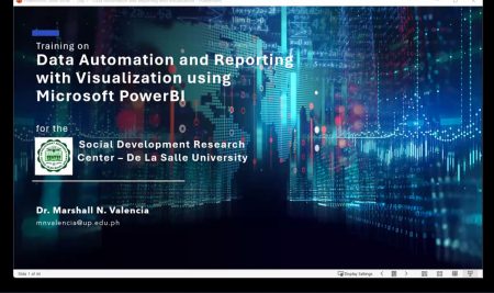 SDRC Hosts Online Workshop on Power BI