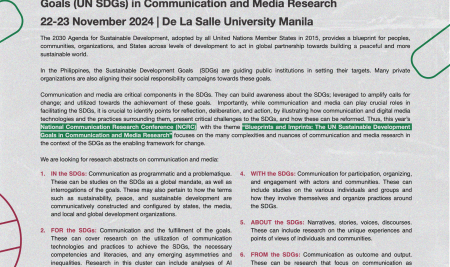 National Communication Research Conference 2024