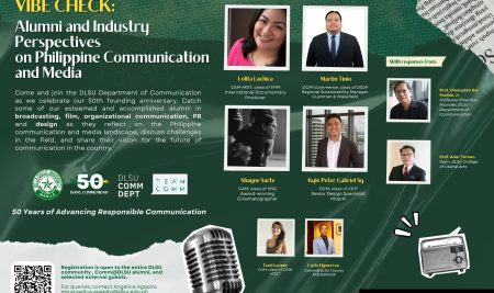 VIBE CHECK: Alumni and Industry Perspectives on Philippine Communication and Media.
