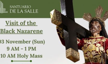 Santuario de La Salle welcomes the Pilgrim image of Nuestro Padre Jesús Nazareno