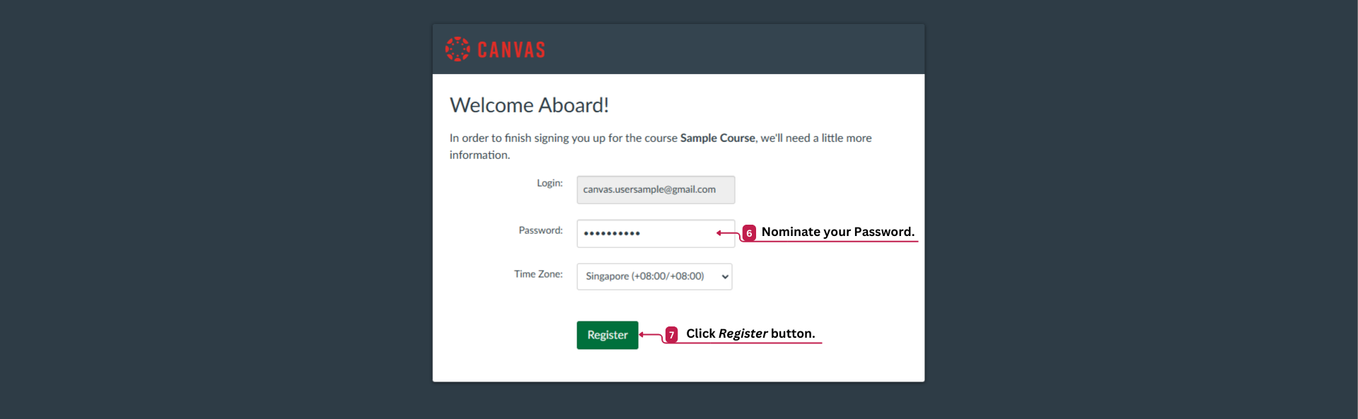 AnimoOPENSpace sign up step 4
