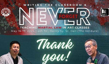 Never Forget: Teaching Martial Law in Art Classes