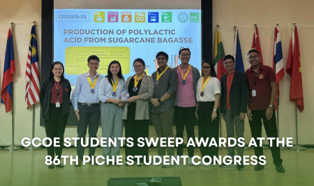 GCOE students sweep awards at the 86th PIChE Student Congress